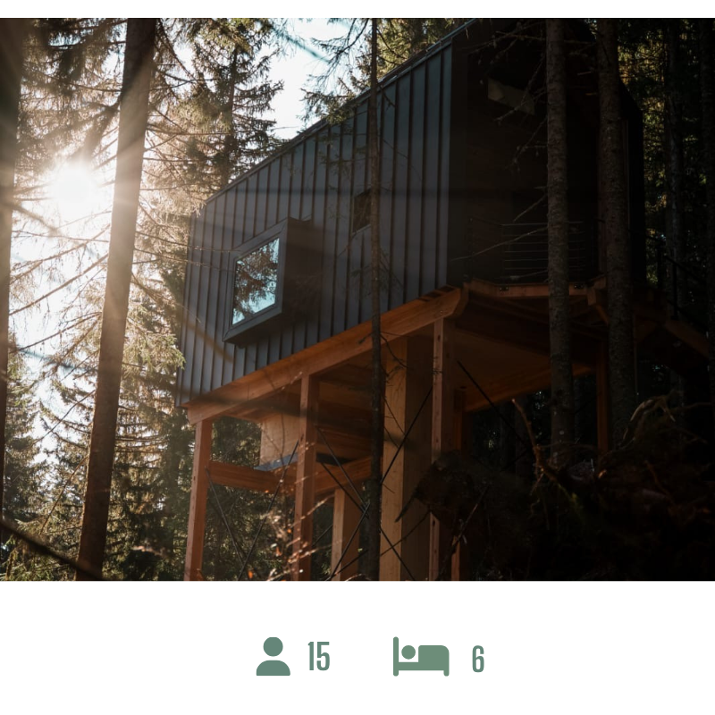 Cabanes dans les arbres Entre Terre et Ciel (FRANCE)